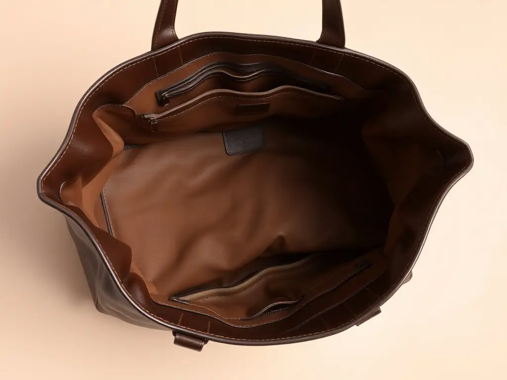 An elegant coach bag from QUEENZ Collections, crafted from high-quality leather with a classic design. The coach is displayed in a sophisticated setting, highlighting its versatility and style.
